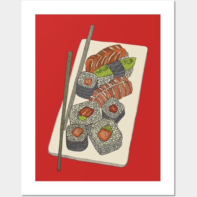 Sushi Wall Art by Valentina Harper